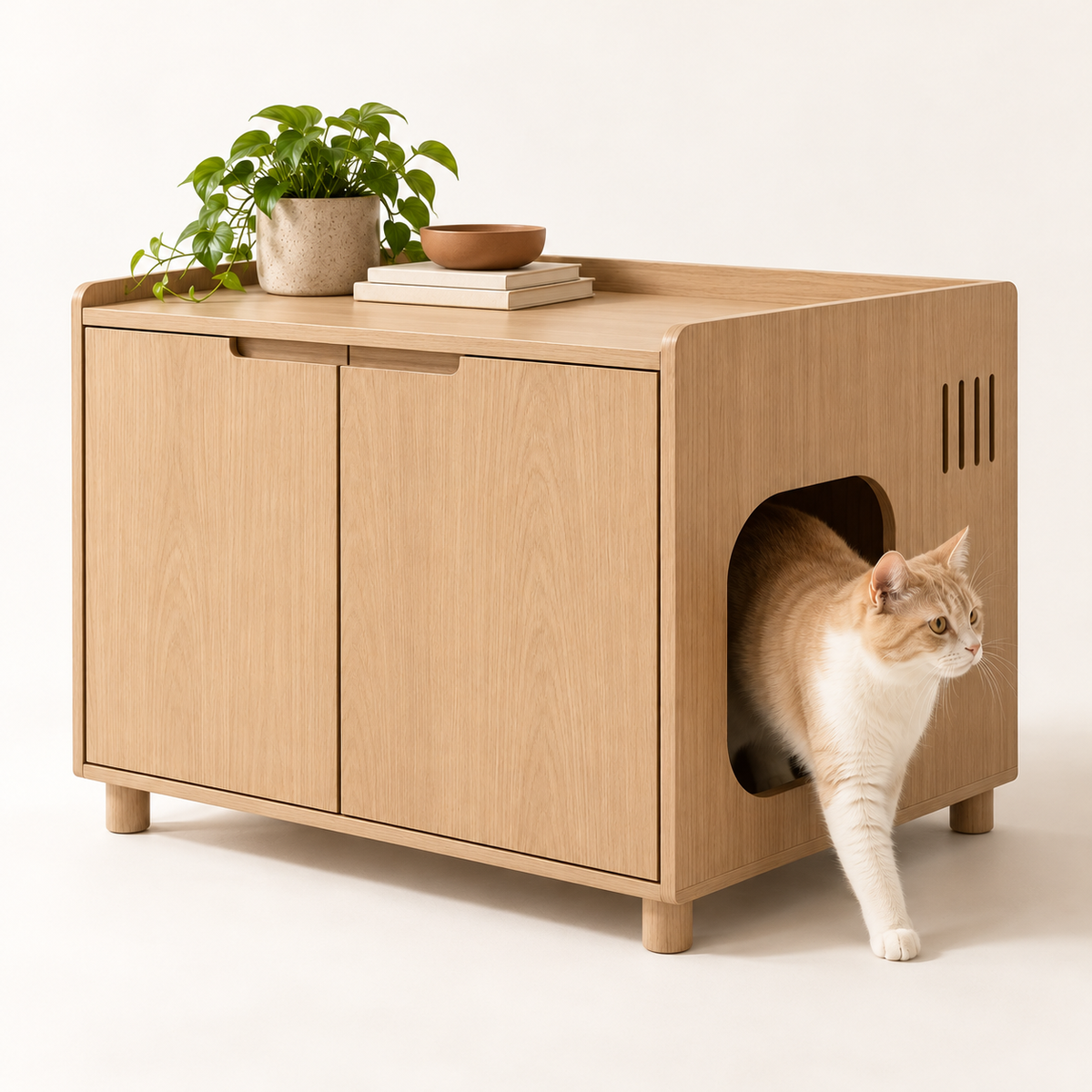 Hideaway Litter Cabinet — alternate