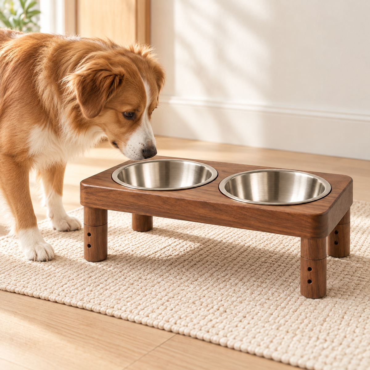 Twin Height Feeding Table — lifestyle