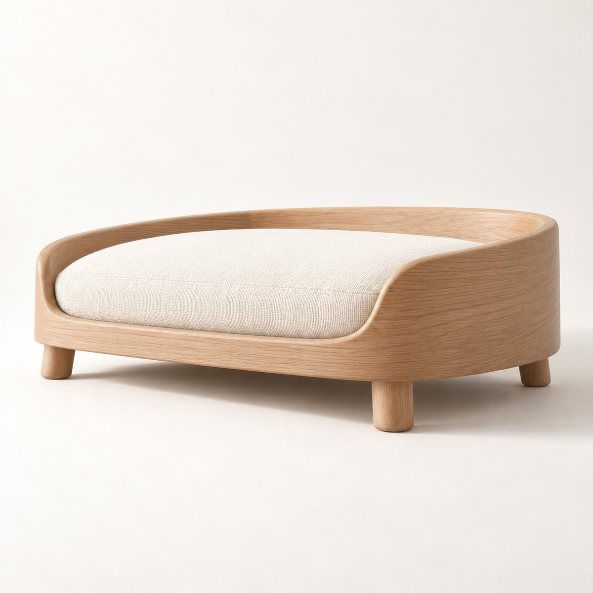 Arc Wood Frame Pet Lounge — alternate
