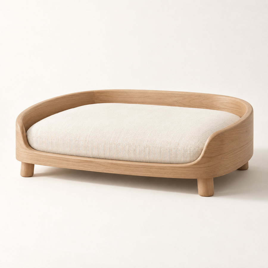 Arc Wood Frame Pet Lounge